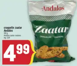Marché Adonis CRAQUELIN ZAATAR ANDALOS | ANDALOS ZAATAR CRACKERS offer