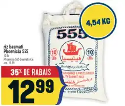 Marché Adonis RIZ BASMATI PHOENICIA 555 | PHOENICIA 555 BASMATI RICE offer