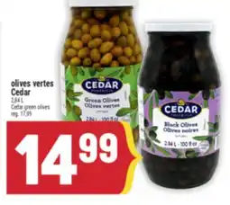 Marché Adonis OLIVES VERTES CEDAR | CEDAR GREEN OLIVES offer