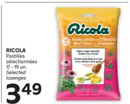 Brunet RICOLA Pastilles sélectionnées offer