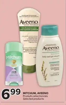 Brunet MITCHUM, AVEENO Produits sélectionnés offer