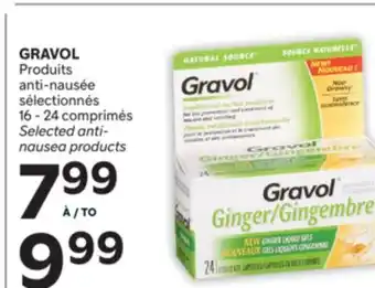 Brunet GRAVOL Produits anti-nausée sélectionnés offer