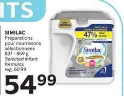 Brunet SIMILAC Préparations pour nourrissons sélectionnées offer