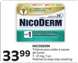 Brunet NICODERM Timbres pour aider à cesser de fumer offer