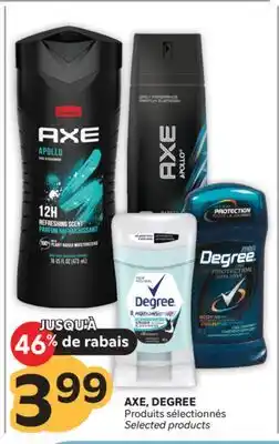 Brunet AXE, DEGREE Produits sélectionnés offer