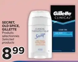 Brunet SECRET, OLD SPICE, GILLETTE Produits sélectionnés offer