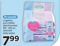 Brunet PERSONNELLE Lingettes pour bébés sélectionnées offer