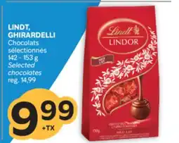 Brunet LINDT, GHIRARDELLI Chocolats sélectionnés offer