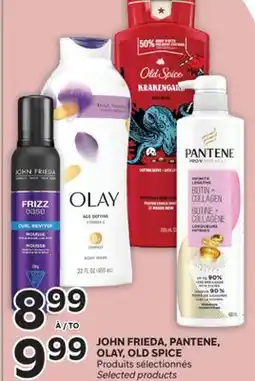 Brunet JOHN FRIEDA, PANTENE, OLAY, OLD SPICE Produits sélectionnés offer