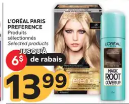 Brunet L'ORÉAL PARIS PREFERENCE Produits sélectionnés offer