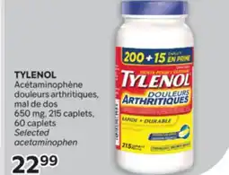 Brunet TYLENOL Acétaminophène douleurs arthritiques, mal de dos 650mg offer
