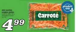 Marché Richelieu MINI CAROTTES COUPÉES PELÉES | PEELED BABY-CUT CARROTS offer