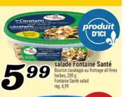Marché Richelieu SALADE FONTAINE SANTÉ | FONTAINE SANTÉ SALAD offer