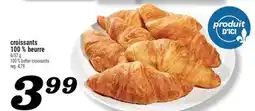 Marché Richelieu CROISSANTS 100% BEURRE | 100% BUTTER CROISSANTS offer