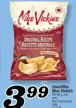 Marché Richelieu CROUSTILLES MISS VICKIE'S | MISS VICKIE'S POTATO CHIPS offer