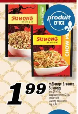 Marché Richelieu MÉLANGE À SAUCE SUWONG | SUWONG SAUCE MIX offer