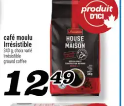 Marché Richelieu CAFÉ MOULU IRRÉSISTIBLE | IRRÉSISTIBLE GROUND COFFEE offer