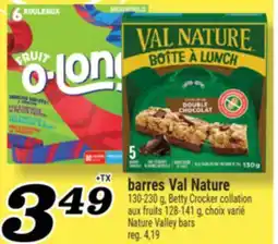 Marché Richelieu BARRES VAL NATURE | NATURE VALLEY BARS offer