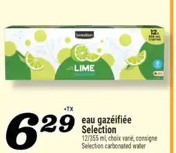 Marché Richelieu EAU GAZÉIFIÉE SELECTION | SELECTION CARBONATED WATER offer