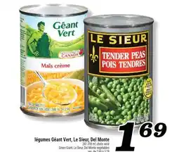 Marché Richelieu LÉGUMES GÉANT VERT, LE SIEUR, DEL MONTE | GREEN GIANT, LE SIEUR, DEL MONTE VEGETABLES offer