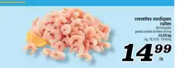 Marché Richelieu CREVETTES NORDIQUES CUITES | PEELED COOKED NORTHERN SHRIMP offer