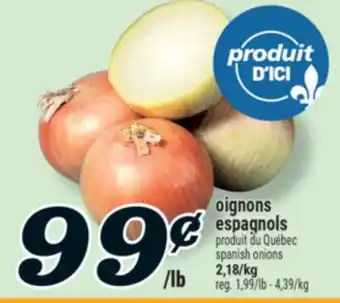 Marché Richelieu OIGNONS ESPAGNOLS | SPANISH ONIONS offer