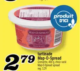 Marché Richelieu TARTINADE MAP-O-SPREAD | MAP-O-SPREAD SPREAD offer