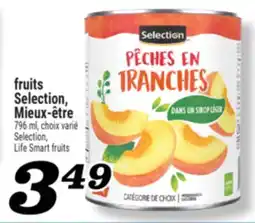 Marché Richelieu FRUITS SELECTION, MIEUX‑ÊTRE | SELECTION, LIFE SMART FRUITS offer