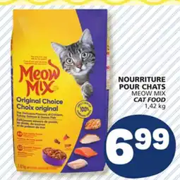 Marché Bonichoix MEOW MIX CAT FOOD offer