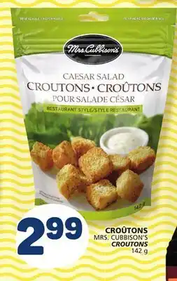 Marché Bonichoix MRS. CUBBISON'S CROUTONS offer