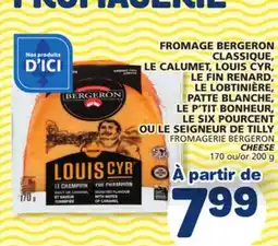 Marché Bonichoix FROMAGERIE BERGERON CHEESE offer