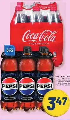 Marché Bonichoix PEPSI OR COCA-COLA offer
