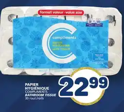 Marché Bonichoix COMPLIMENTS BATHROOM TISSUE offer