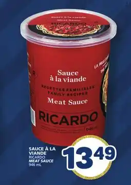 Marché Bonichoix RICARDO MEAT SAUCE offer