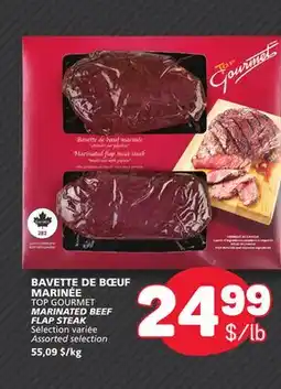 Marché Bonichoix TOP GOURMET MARINATED BEEF FLAP STEAK offer