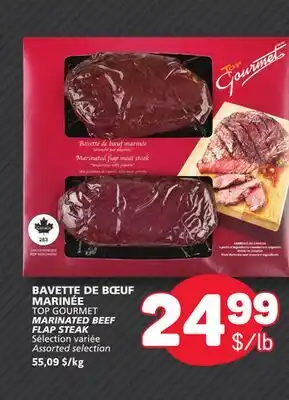 Marché Bonichoix TOP GOURMET MARINATED BEEF FLAP STEAK offer