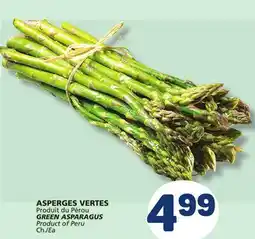 Marché Bonichoix GREEN ASPARAGUS offer