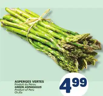 Marché Bonichoix GREEN ASPARAGUS offer