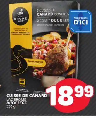 Marché Bonichoix LAC BROME DUCK LEGS offer
