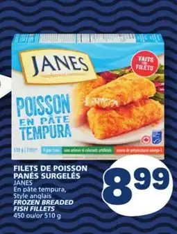 Marché Bonichoix JANES FROZEN BREADED FISH FILLETS offer