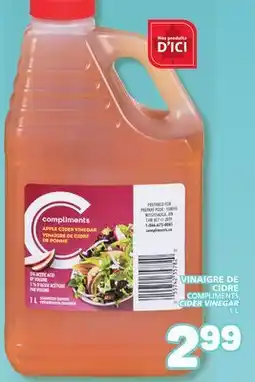 Marché Bonichoix COMPLIMENTS CIDER VINEGAR offer