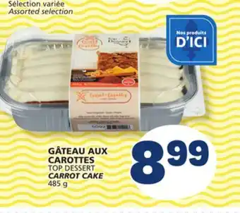Marché Bonichoix TOP DESSERT CARROT CAKE offer