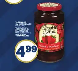 Marché Bonichoix DOUBLE FRUIT (375 or 500 mL) SMUCKER'S (500 mL) JAM, SPREAD OR MARMALADE offer