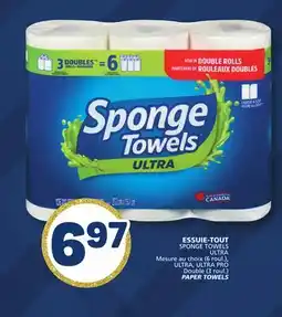 Marché Bonichoix SPONGE TOWELS ULTRA (6 .), ULTRA, ULTRA PRO Double (3 .) PAPER TOWELS offer
