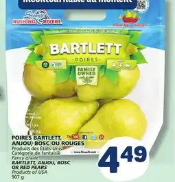 Marché Bonichoix BARTLETT, ANJOU, BOSC OR RED PEARS offer