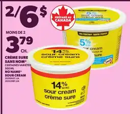 Provigo NO NAME SOUR CREAM, 500 ML offer