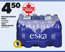 Provigo ESKA SPRING WATER, 24X500 ML offer