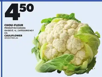 Provigo CAULIFLOWER offer