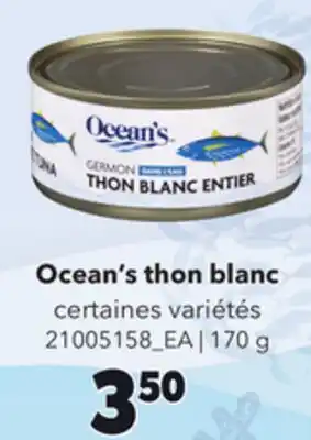 Provigo OCEAN'S THON BLANC, 170 G offer