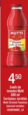 Provigo MUTTI STRAINED TOMATOES, 680 ML offer